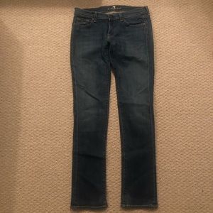 7 for all Mankind blue jeans